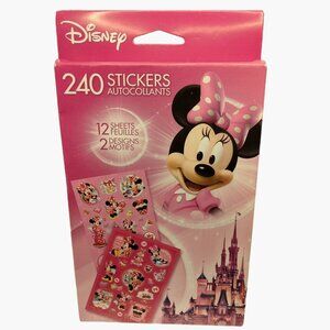 Disney 240 Minnie Mouse Stickers Kid Craft Scrapbook Journal Party Favor